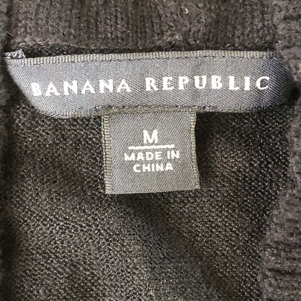 Banana Republic  Womens Medium Open Cardigan Linen Blend Size Medium - Picture 3 of 13